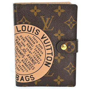 Authentic LOUIS VUITTON Monogram T&B Agenda PM Day Planner Cover bsj384-111325
